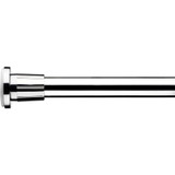 Croydex Chrome Stick N Lock Telescopic 183cm Adjustable Straight Shower Curtain Rod