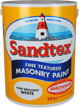 Sandtex Textured Masonry Paint 5Ltr PBW 