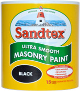 Sandtex Masonry Paint 1L Black 