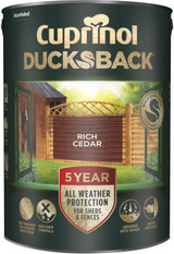 Cuprinol Ducksback Rich Cedar 5ltr