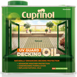 Cuprinol UV Guard Decking Oil Natural 2.5ltr