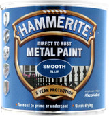 Hammerite Direct To Rust Metal Paint Smooth Blue 250ml