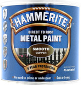 Hammerite Direct To Rust Metal Paint Smooth Copper 250ml