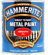 Hammerite Direct To Rust Metal Paint Smooth Red 750ml