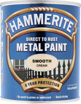 Hammerite Direct to Rust Metal Paint Smooth Cream 750ml