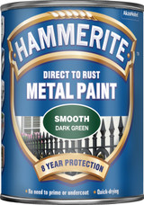 Hammerite Direct to Rust Metal Paint Smooth Dark Green 750ml