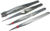 Amtech Set of 4 Tweezers