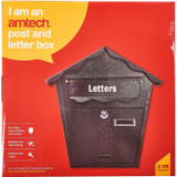 Amtech Post Box BLACK 