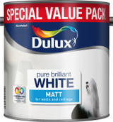 Dulux Vinyl Matt Pure Brilliant White 3L