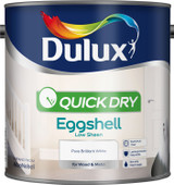 Dulux Quick Dry Eggshell Pure Brilliant White 2.5L