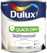 Dulux Water Based Satin Wood White 2.5L 