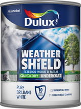 Dulux Weathershield Undercoat Brilliant White 750ml 