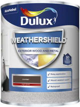 Dulux Weathershield Exterior Gloss Conker 750ml 