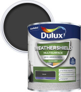 Dulux Weathershield Multi Surface Paint Black 750ml
