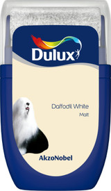 Dulux Tester Daffodil White Matt 30ml 