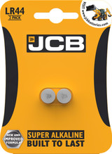 JCB LR44 Button Cell Alkaline Batteries pk2 