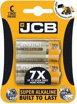 JCB C Alkaline Batteries pk2