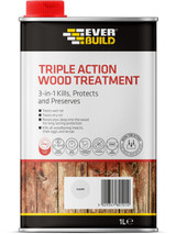 Everbuild 1ltr Triple Action Wood Treatment 