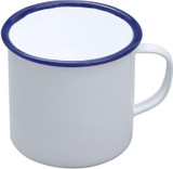 Falcon 9cm Enamel Mug White 