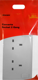 Converta  Socket 2 Gang 