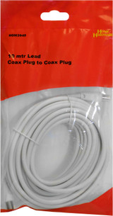 10 mtr Lead Coax Plug to Coax Plug  