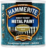 Hammerite Direct to Rust Metal Paint Hammered Gold 250ml