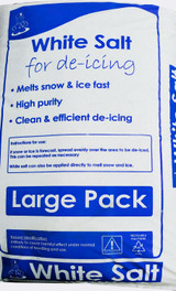 Large Clean White De-Icing Salt Approx 22kg