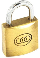 Securit 50mm Tricircle Brass Padlock 