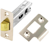 Securit 63mm(2.5") Tubular Mortice Latch NP 