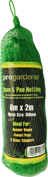 Pro Gardener Bean & Pea Net 8m x 2m Green 