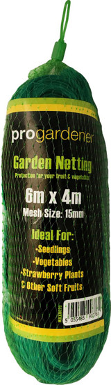 Pro Gardener Garden Netting 6mx4m Green 