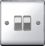 Nexus 2g Wall Switch P/Chrome 