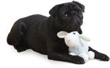 Ancol Small Bite Plush Lamb Dog Toy 15cm