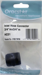 Oracstar HC01 Plastic 3/4"x3/4" Inlet Hose Connector 