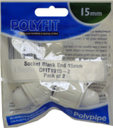Polyfit 15mm Stop End Pack of 2 