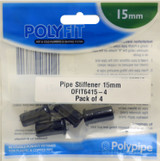 Polyfit 15mm Pipe Inserts Pack of 4 