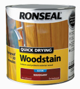 Ronseal Quick Drying Woodstain Mahogany 2.5Ltr