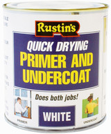 Rustins 500ml QD Acrylic Primer/Undercoat WH 