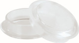 Select 45mm Clear Round Castor Cup Pack of 4