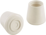 Select 19mm Tube Chair Feet White 