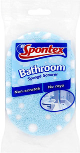 Spontex Bathroom Non-Scratch Sponge Scourer