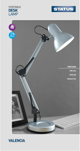 Status Valencia Desk Lamp Silver