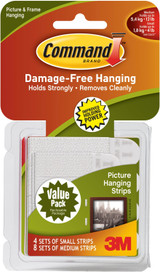 Command Picture Hanging Strips Value Pack