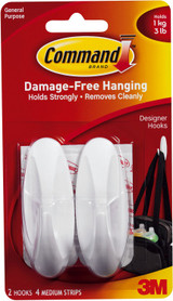 Command Designer Medium Hooks Set of 2