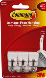 Command Wire Hooks Set of 3