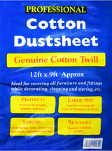 Tristar Cotton Dust Sheet 12x9ft 