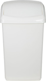 Whitefurze Cream Swing Bin 50Ltr 53x38x33cm