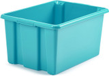 Whitefurze 14Ltr Stacking Box Teal 40x28x20cm