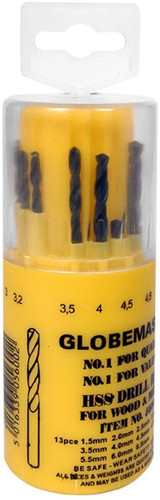 Globemaster 13pc HSS Drill Bit Set 