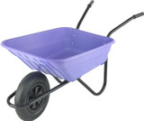 Shire Lilac Pneumatic Wheel Barrow 90L 